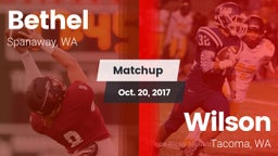 Matchup: Bethel  vs. Wilson  2017