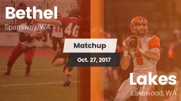 Matchup: Bethel  vs. Lakes  2017