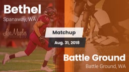 Matchup: Bethel  vs. Battle Ground  2018