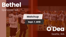 Matchup: Bethel  vs. O'Dea  2018