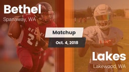 Matchup: Bethel  vs. Lakes  2018