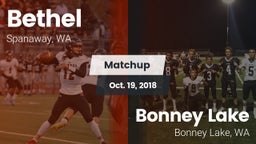 Matchup: Bethel  vs. Bonney Lake  2018