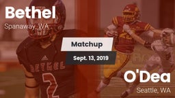 Matchup: Bethel  vs. O'Dea  2019