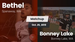 Matchup: Bethel  vs. Bonney Lake  2019