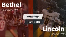 Matchup: Bethel  vs. Lincoln  2019