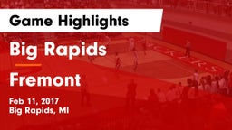 Big Rapids  vs Fremont Game Highlights - Feb 11, 2017