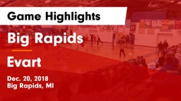 Big Rapids  vs Evart  Game Highlights - Dec. 20, 2018