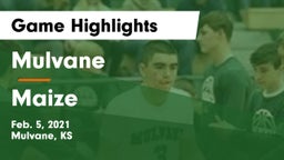 Mulvane  vs Maize  Game Highlights - Feb. 5, 2021