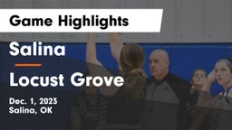 Salina  vs Locust Grove  Game Highlights - Dec. 1, 2023