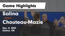Salina  vs Chouteau-Mazie  Game Highlights - Dec. 8, 2023