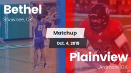 Matchup: Bethel  vs. Plainview  2019