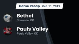 Recap: Bethel  vs. Pauls Valley  2019