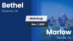 Matchup: Bethel  vs. Marlow  2019
