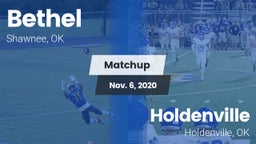 Matchup: Bethel  vs. Holdenville  2020