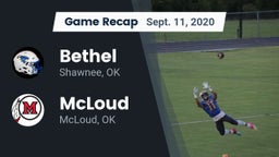 Recap: Bethel  vs. McLoud  2020