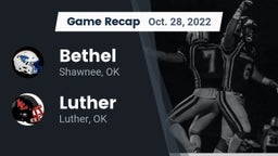 Recap: Bethel  vs. Luther  2022