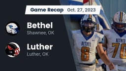 Recap: Bethel  vs. Luther  2023