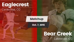 Matchup: Eaglecrest High vs. Bear Creek  2016