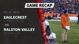 Recap: Eaglecrest  vs. Ralston Valley  2016