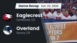 Recap: Eaglecrest  vs. Overland  2020