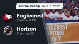 Recap: Eaglecrest  vs. Horizon  2022