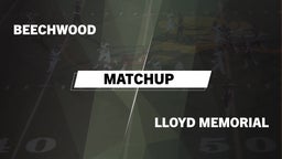 Matchup: Beechwood High vs. Lloyd Memorial  2016