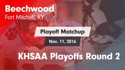 Matchup: Beechwood High vs. KHSAA Playoffs Round 2 2016