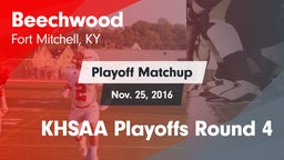 Matchup: Beechwood High vs. KHSAA Playoffs Round 4 2016