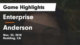 Enterprise  vs Anderson  Game Highlights - Nov. 24, 2018