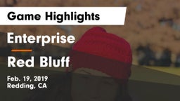 Enterprise  vs Red Bluff  Game Highlights - Feb. 19, 2019