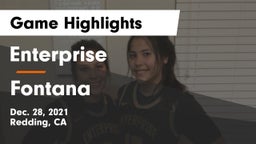 Enterprise  vs Fontana  Game Highlights - Dec. 28, 2021