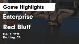 Enterprise  vs Red Bluff  Game Highlights - Feb. 2, 2022