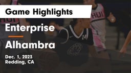 Enterprise  vs Alhambra  Game Highlights - Dec. 1, 2023