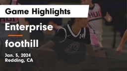 Enterprise  vs foothill Game Highlights - Jan. 5, 2024