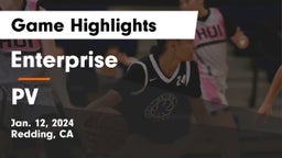 Enterprise  vs PV Game Highlights - Jan. 12, 2024