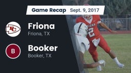 Recap: Friona  vs. Booker  2017