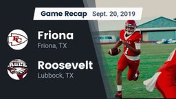 Recap: Friona  vs. Roosevelt  2019