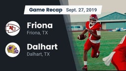 Recap: Friona  vs. Dalhart  2019