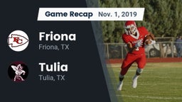 Recap: Friona  vs. Tulia  2019