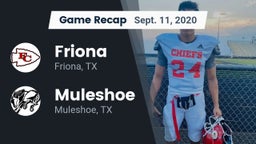 Recap: Friona  vs. Muleshoe  2020