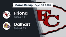 Recap: Friona  vs. Dalhart  2020