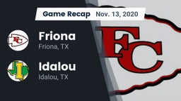 Recap: Friona  vs. Idalou  2020