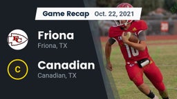 Recap: Friona  vs. Canadian  2021