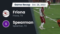 Recap: Friona  vs. Spearman  2022