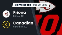 Recap: Friona  vs. Canadian  2023