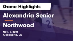 Alexandria Senior  vs Northwood   Game Highlights - Nov. 1, 2021