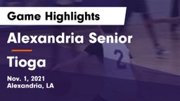 Alexandria Senior  vs Tioga  Game Highlights - Nov. 1, 2021