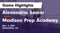Alexandria Senior  vs Madison Prep Academy Game Highlights - Nov. 6, 2021