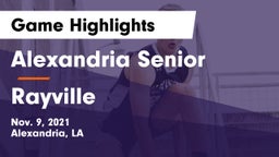 Alexandria Senior  vs Rayville  Game Highlights - Nov. 9, 2021