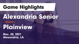 Alexandria Senior  vs Plainview  Game Highlights - Nov. 30, 2021